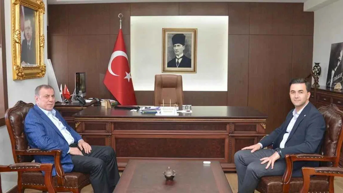 Başkan Şahin'den Kaymakam Kaya’ya Hayırlı Olsun ziyareti