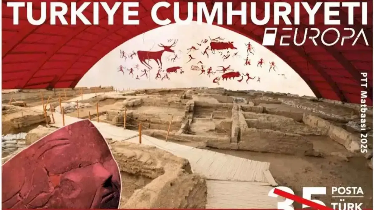 'Avrupa'nın en güzel pulu' oylamaları sürüyor... PTT, arkeolojik keşiflerle Türkiye'yi temsil ediyor