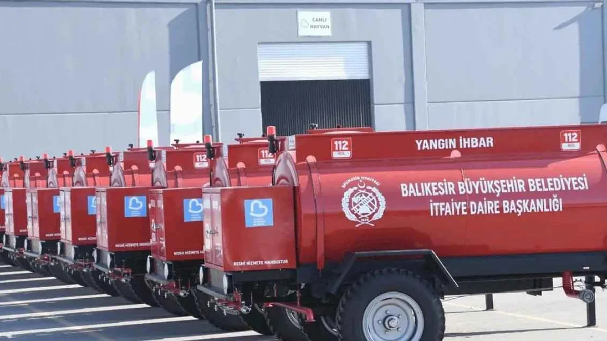 Balıkesir itfaiyesi yangınlara karşı artık daha güçlü