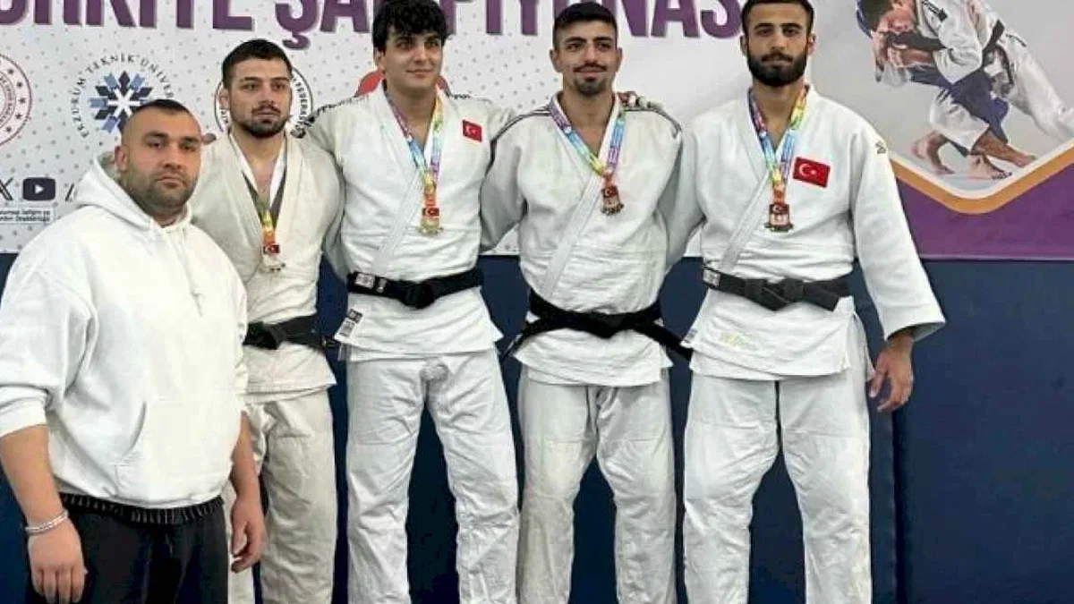 Sakaryalı judocu Sedat Durmuş Erzurum’da podyuma çıktı
