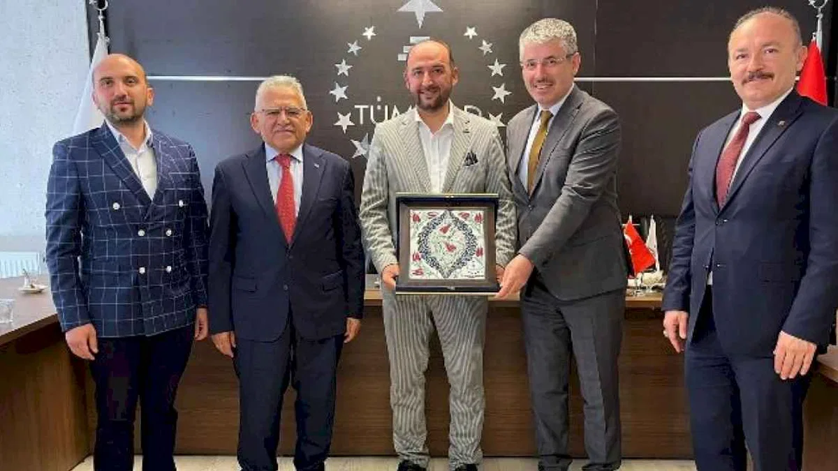 TÜMSİAD Kayseri Başkan Büyükkılıç'ı ağırladı