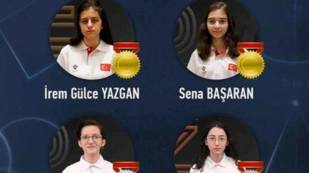 Türk kızlarından Avrupa'da 'altın' başarı