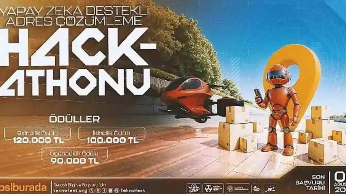 TEKNOFEST Yapay Zeka Destekli Adres Çözümleme Hackathon Yarışması Başvuruları Devam Ediyor