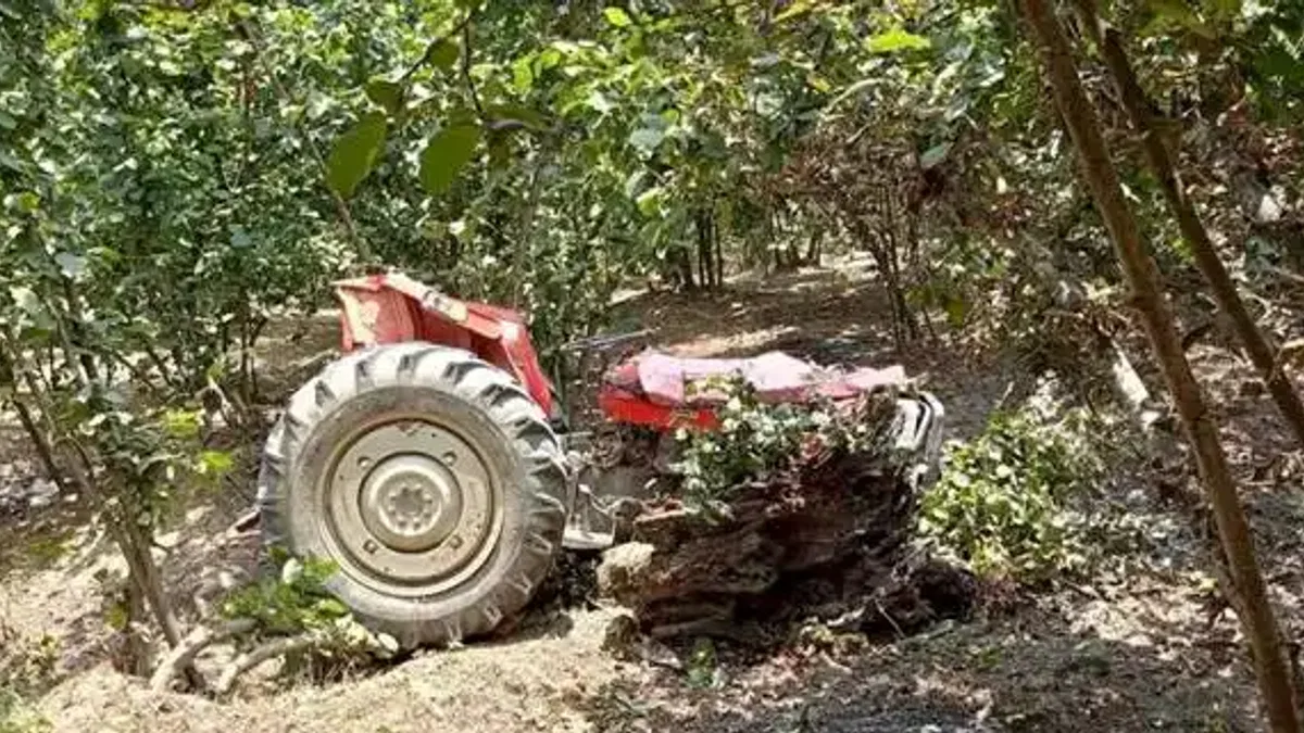 Düzce'de traktörün altında kaldı