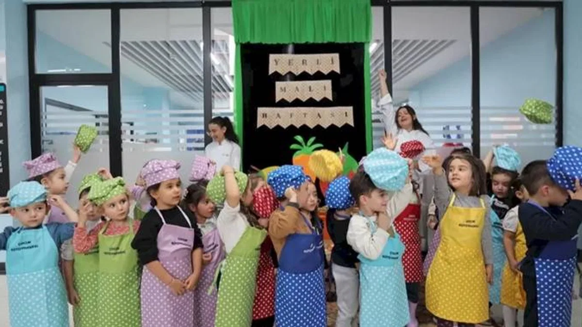 Kayserili minik şefler mutfağa girdi