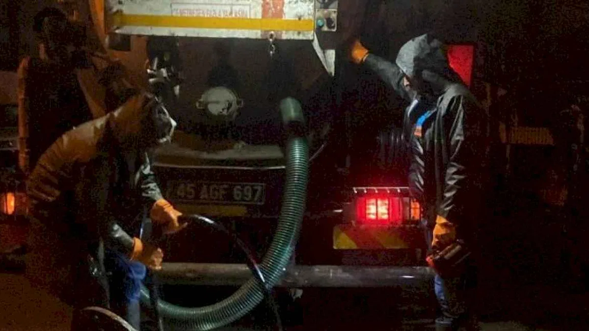 Manisa Büyükşehir ve MASKİ'den sağanak mesaisi