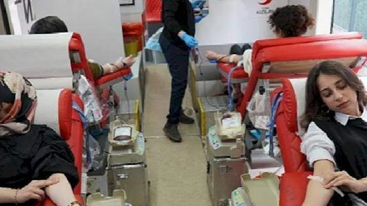 Birevim'den depremzedeler için kan bağışı
