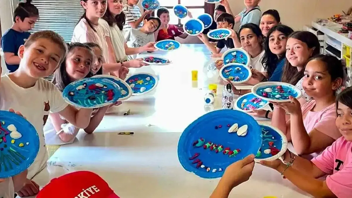 Giresun'da çocuklar hem eğlendi hem öğrendi