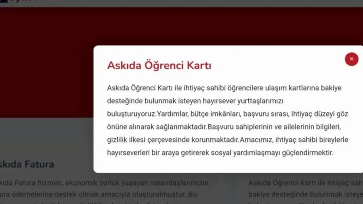 Manisa Büyükşehir'den 'askıda' destek