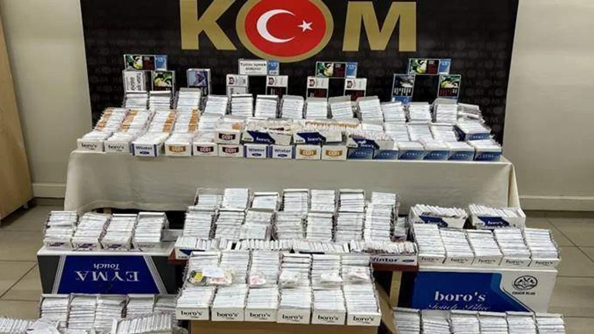 Sivas'ta 42 bin 900 makaron ele geçirildi