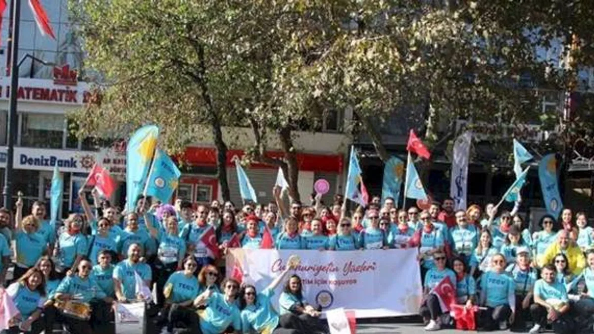 Cumhuriyetin yüzleri eğitim için koşuyor