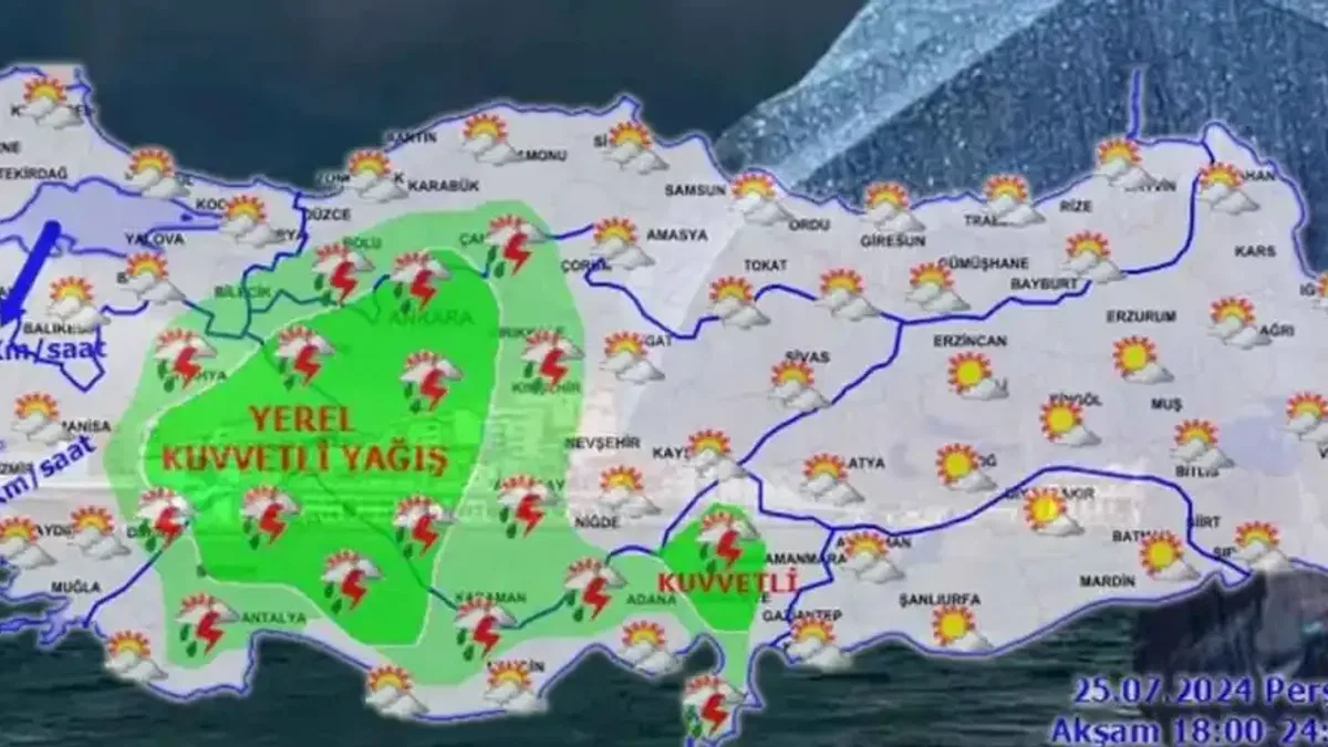 Türkiye'nin batısı serinleyecek
