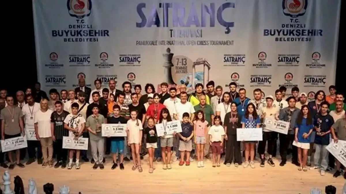 Pamukkale Uluslararası Açık Satranç Turnuvası sona erdi
