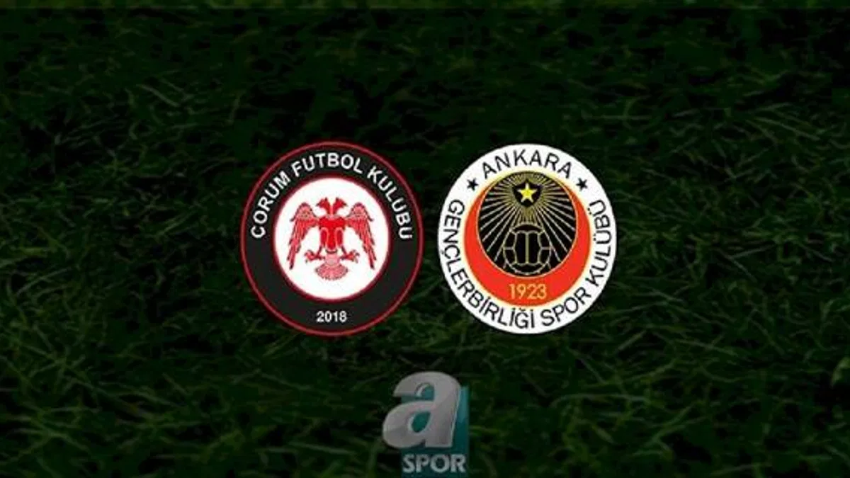 Çorumspor FK - Gençlerbirliği maçı ne zaman, saat kaçta ve hangi kanalda? | Trendyol 1. Lig
