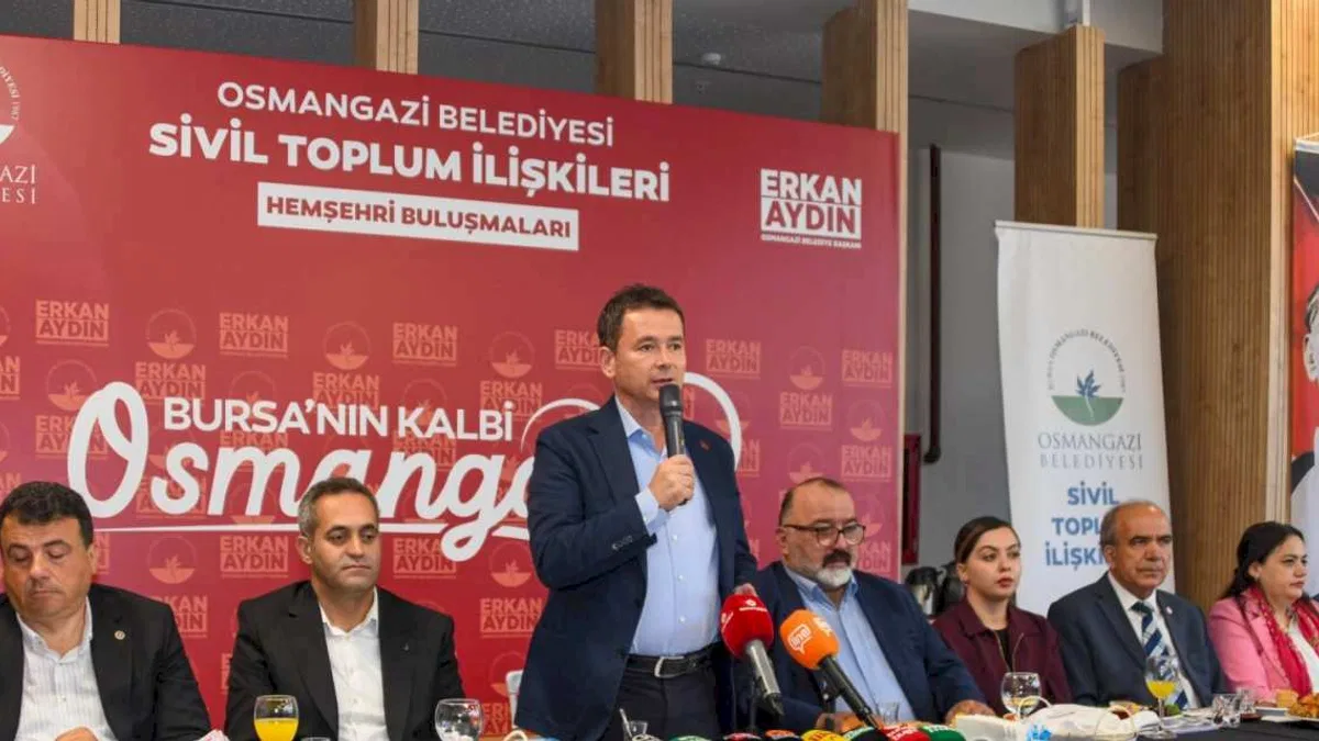 Bursa Osmangazi'de hemşehri dernekleri bir araya geldi