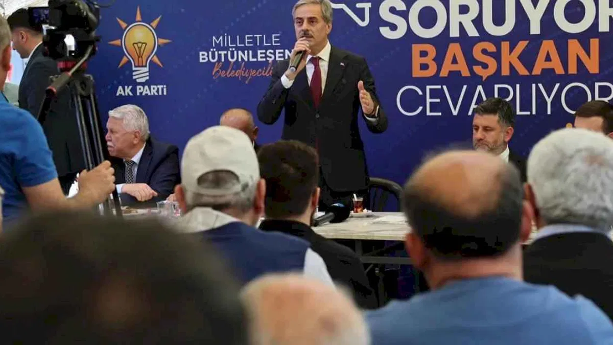 Sakarya'da Başkan Alemdar Söğütlü'yü dinledi