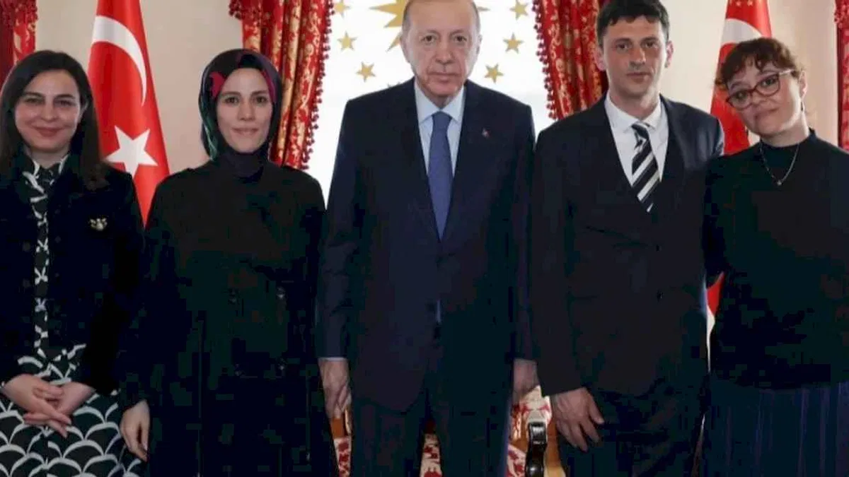 Cumhurbaşkanı Erdoğan, Minguzzi ailesini kabul etti