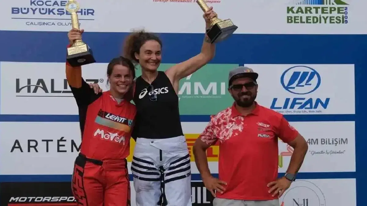 Kocaeli'de Süper Enduro’da kupalar sahiplerini buldu