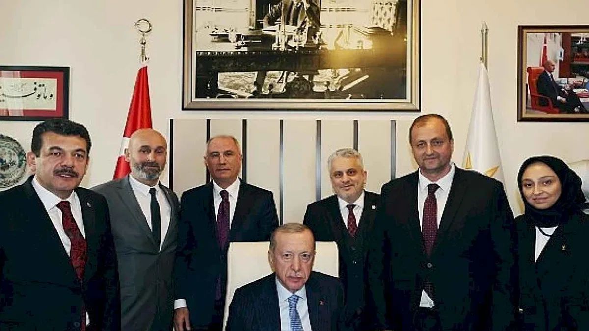 İznik Belediye Başkanı Usta Cumhurbaşkanı Recep Tayyip Erdoğan ile görüştü