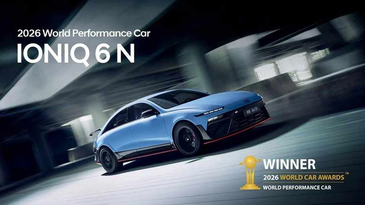 Hyundai IONIQ 6 N'e yılın performans otomobili ödülü