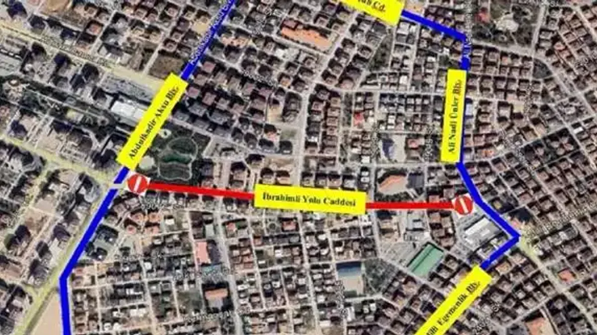 Gaziantep’te İbrahimli Yolu Caddesi trafiğe kapatılıyor