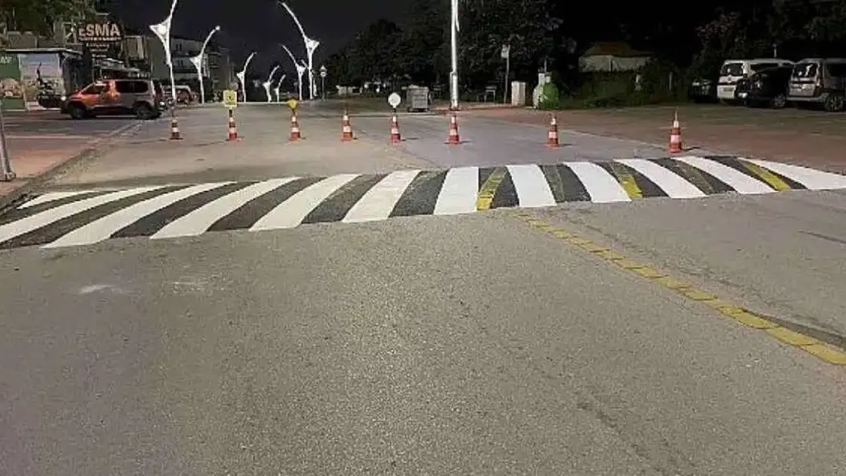 2024'te 81 bin m2 yol çizgisi çizildi