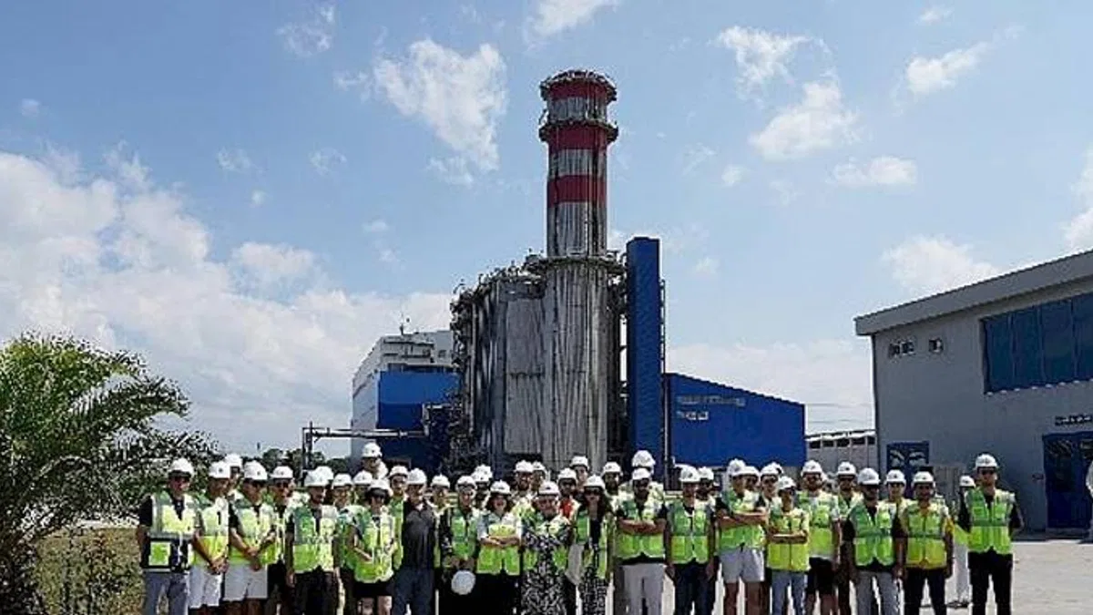 48 Genç Mühendis Adayı, Elektrik Üretimini Yerinde İnceledi