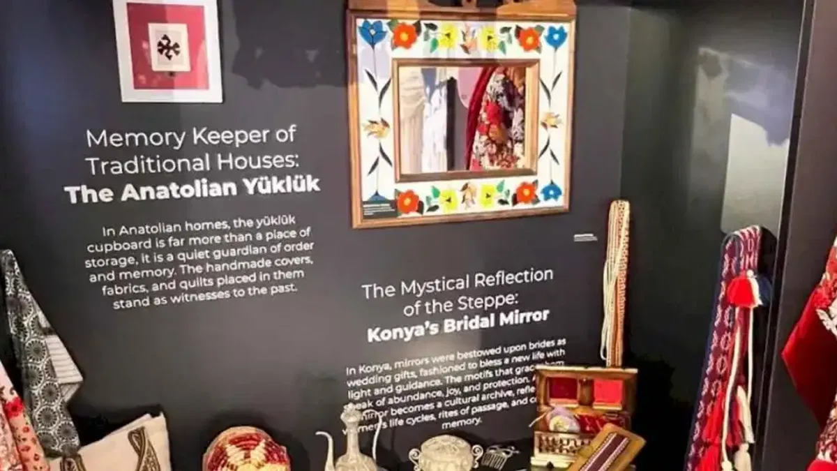 Konya'nın 'gelin aynası' New York'ta ilgi gördü