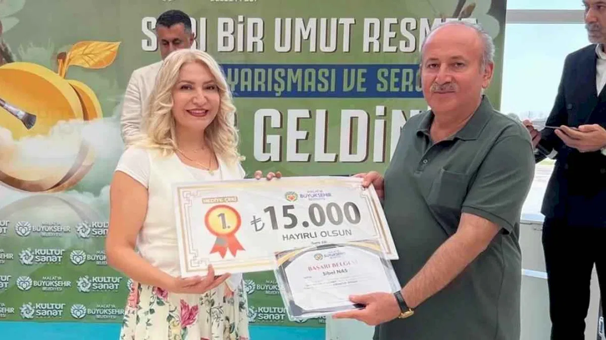 Malatya'da 'Sarı bir umut resmet'tiler