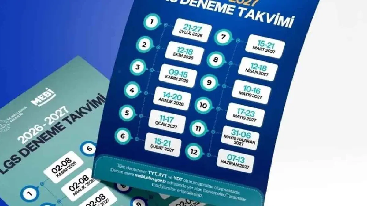MEBİ'nin YKS ve LGS deneme takvimi açıklandı
