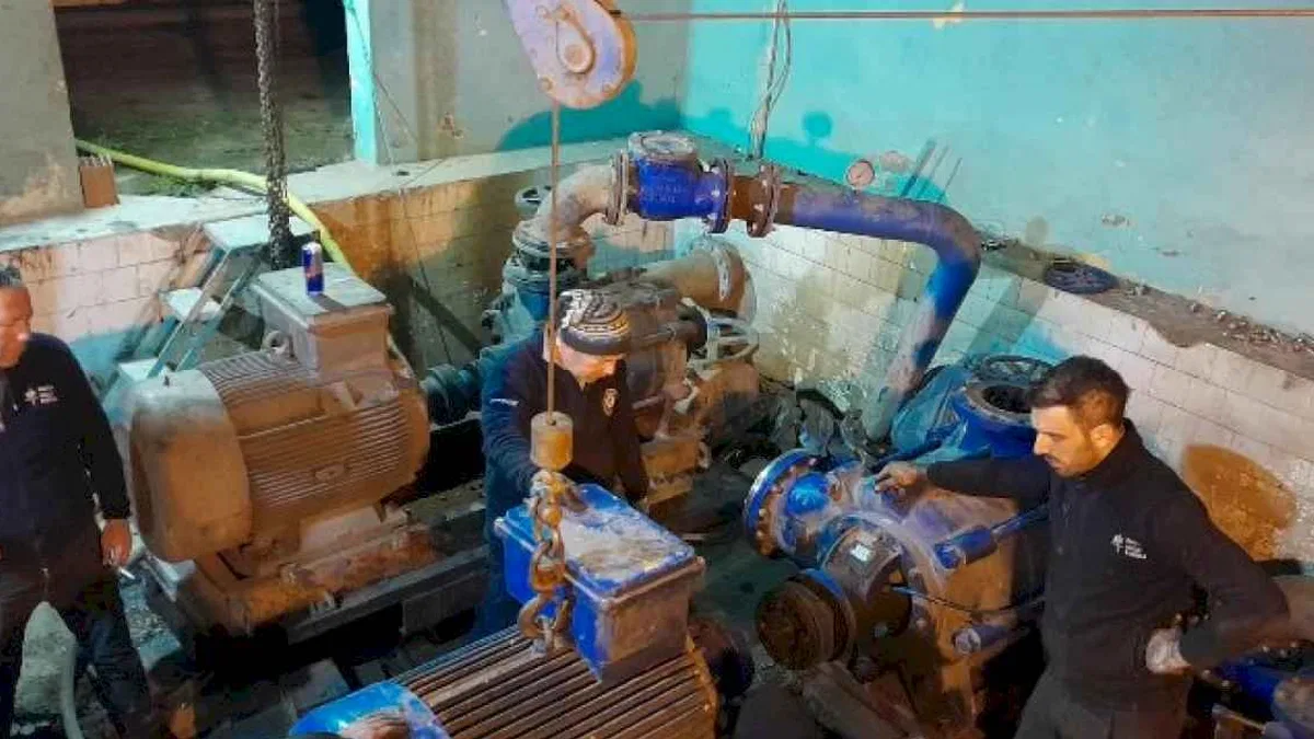 Turgutlu Yarıntı İçme Suyu Terfi Merkezinde bakım çalışması