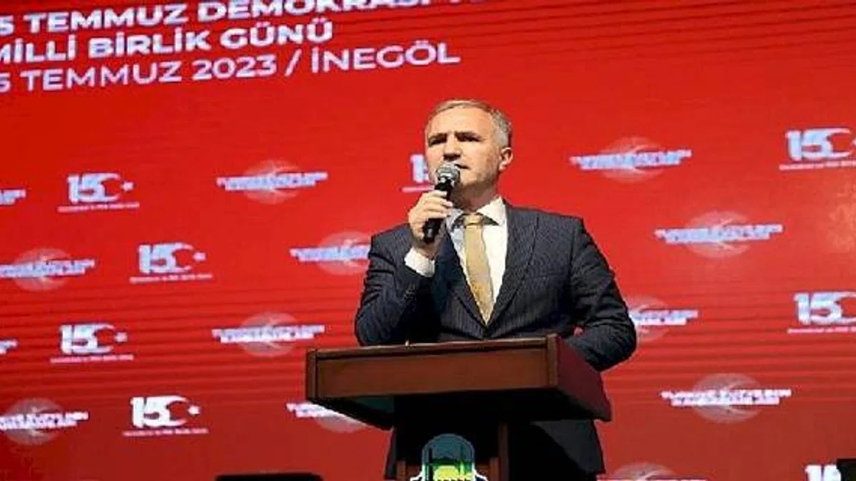 İnegöl'de 15 Temmuz Şehitleri Anıldı, Milletin Zaferi Kutlandı