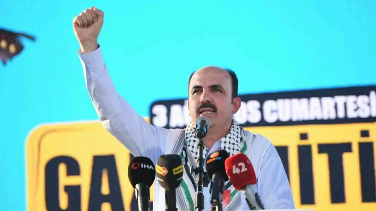 Konya'dan özgür Filistin için maddi destek... Aylık maaş ile günlük cirolarını Gazze'ye bağışlayacak