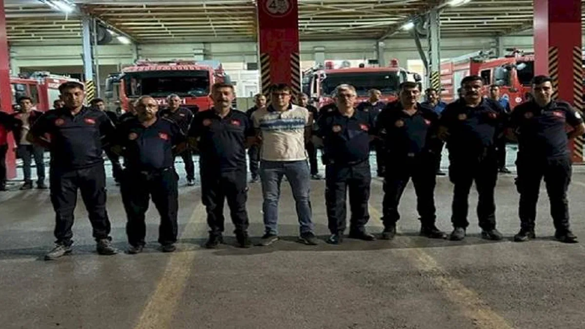 Kayseri itfaiyesinden Antalya yangınına destek