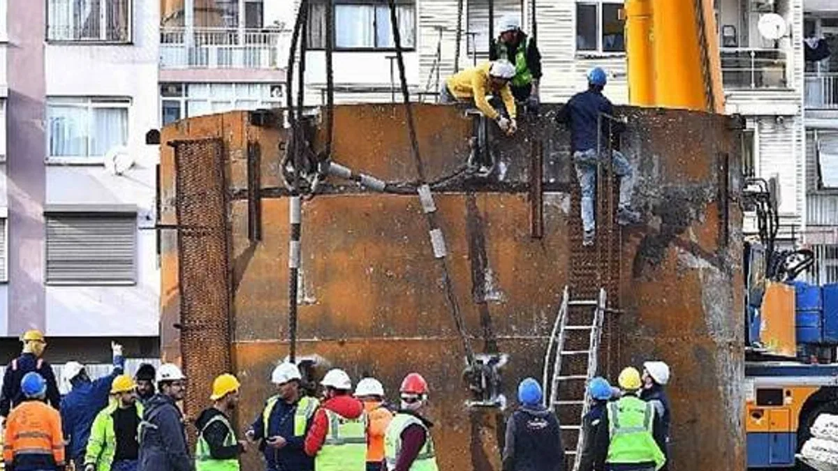 Dev makine yeni rotası için taşınacak