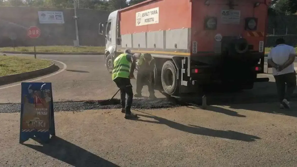 Trabzon’da altyapı sonrası yollar yenileniyor