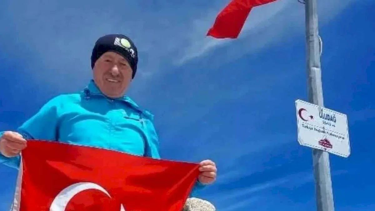 Uludağ'ın zirvesine astığı bayrağa ceza!