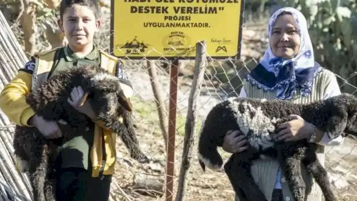 Mersin'de ‘Hadi Gel Köyümüze Destek Verelim’ projesi