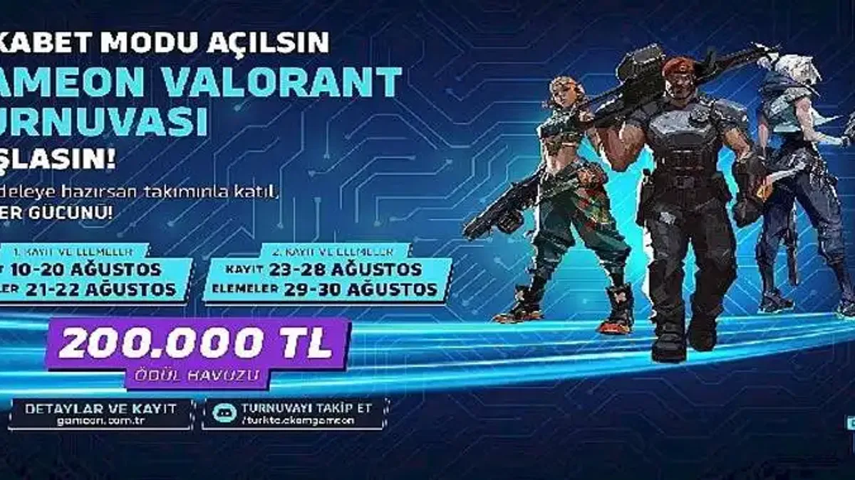 Rekabet modu açıldı, GAMEON VALORANT Turnuvası kayıtları başlıyor!