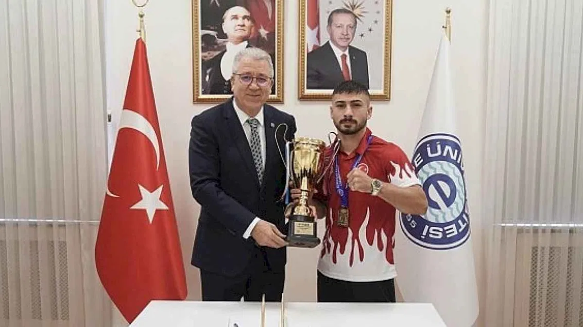Egeli milli sporcu Ali Ataberk Gürbüzcan, Avrupa Şampiyonu oldu