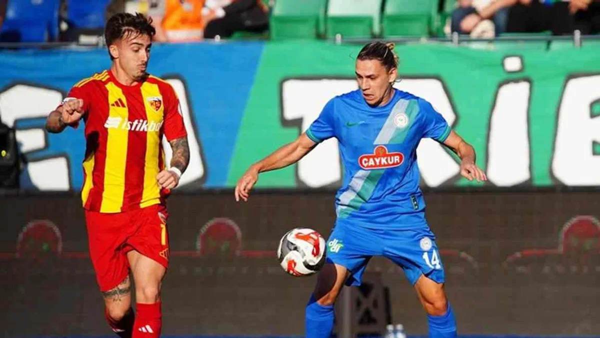 Çaykur Rizespor 0-1 Zecorner Kayserispor (Maç Sonucu)
