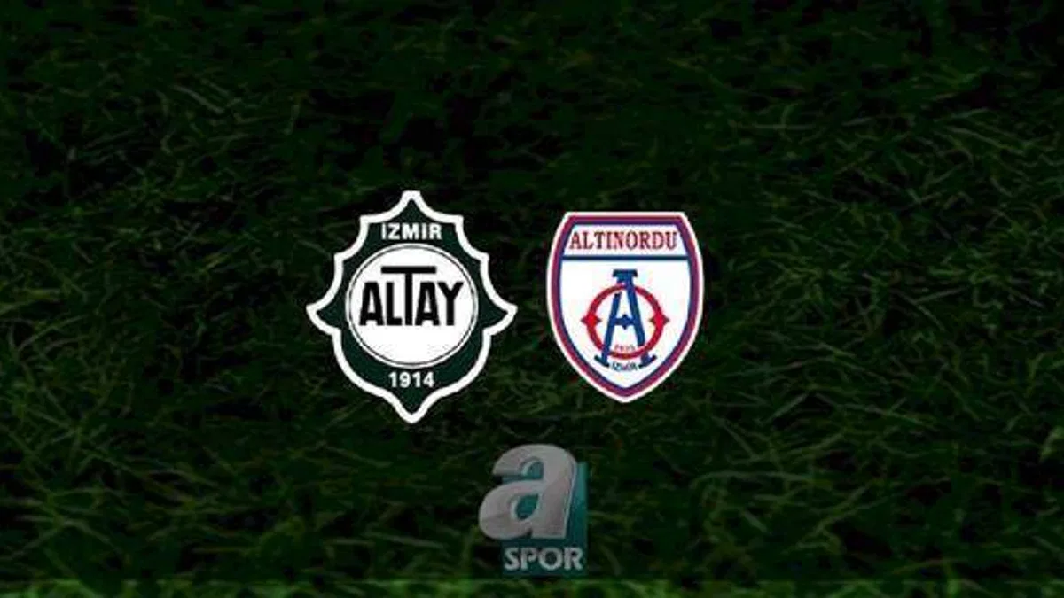 Altay - Altınordu maçı ne zaman, saat kaçta ve hangi kanalda? | TFF 1. Lig
