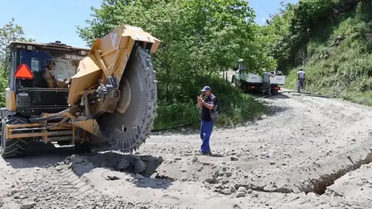 Ordu'da İkizce Yoğunoluk Mahallesi içme suyuna kavuşuyor