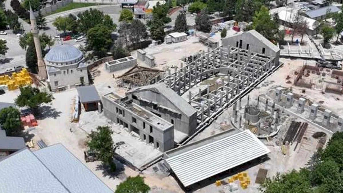 Konya’da sıfır karbon Şehir Kütüphanesi yükseliyor
