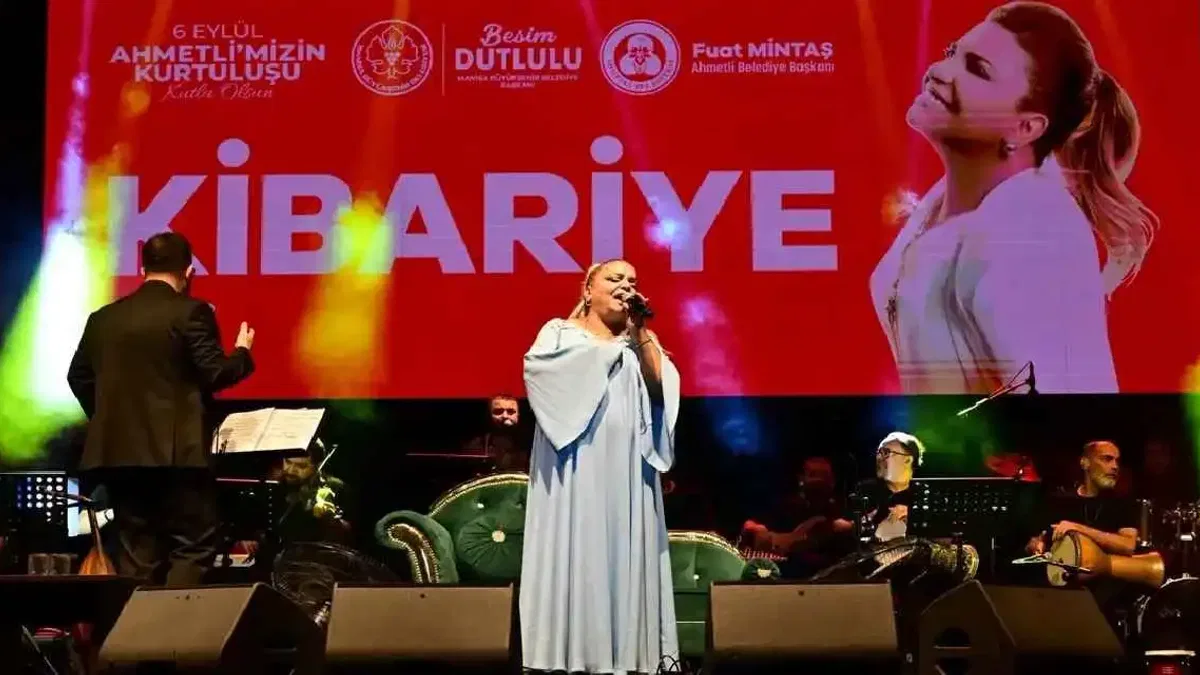 Manisa Ahmetli’de kurtuluşun 104. yılında Kibariye coşkusu