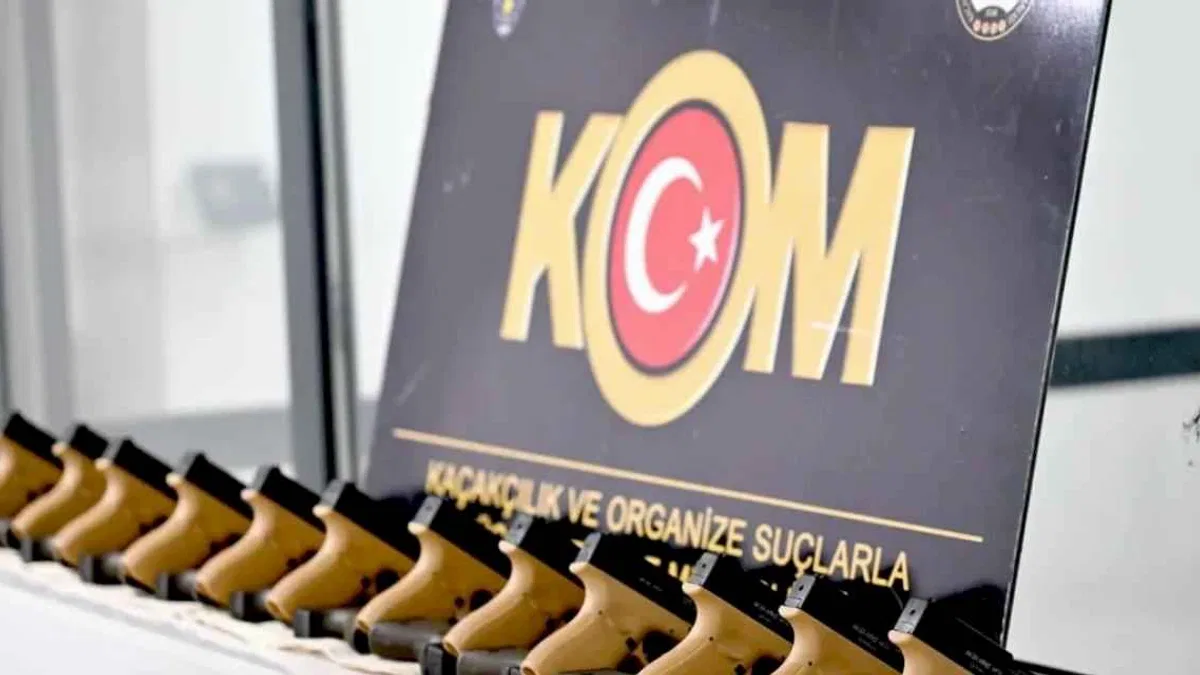 Adıyaman'da bin adet ateşe hazır tabanca ele geçirildi