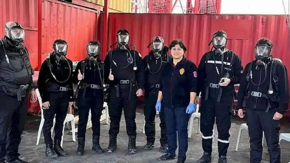 Tuzla Kent Konseyi'ne gönüllü itfaiyecilik eğitimi