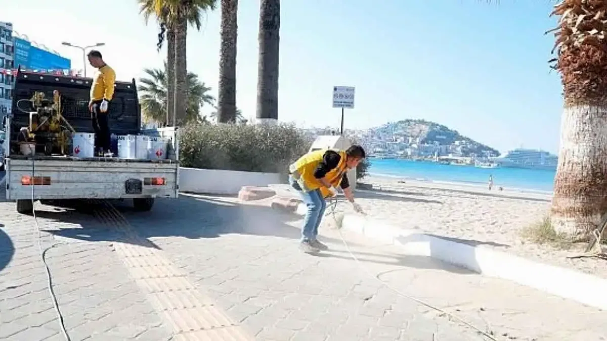 Başkan Çerçioğlu'nun çalışmaları ile Kuşadası daha modern bir kent haline geliyor