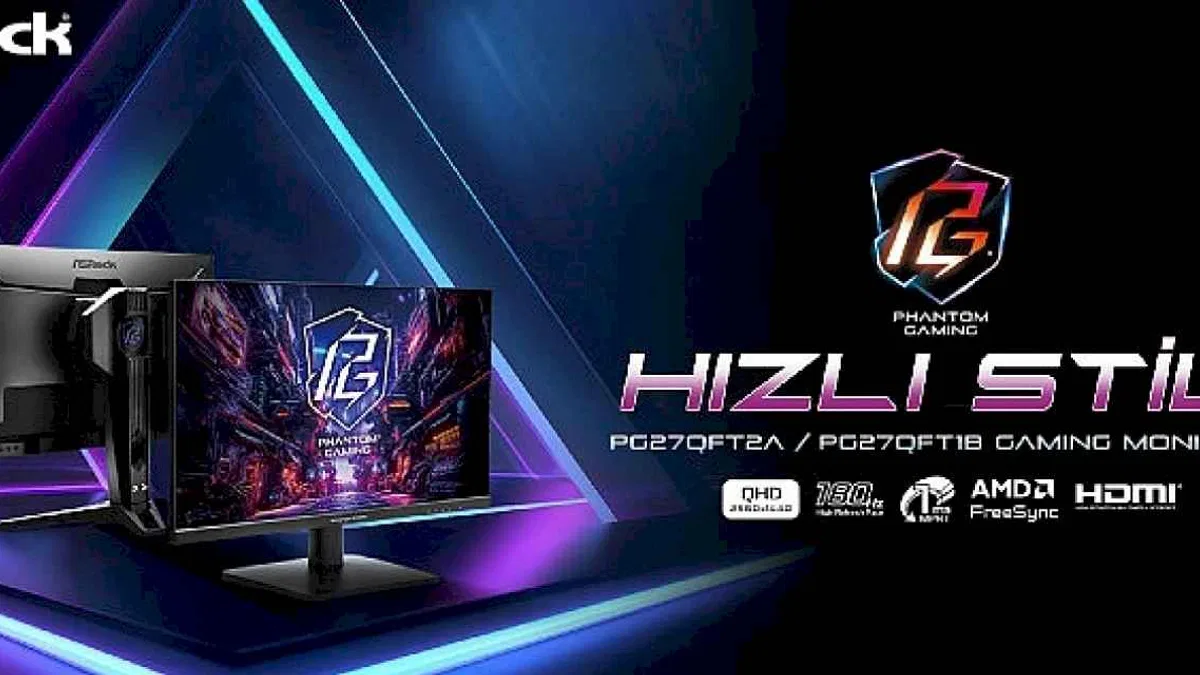 ASRock Yeni 180Hz Yenileme Hızına Sahip Monitörlerini Duyurdu!