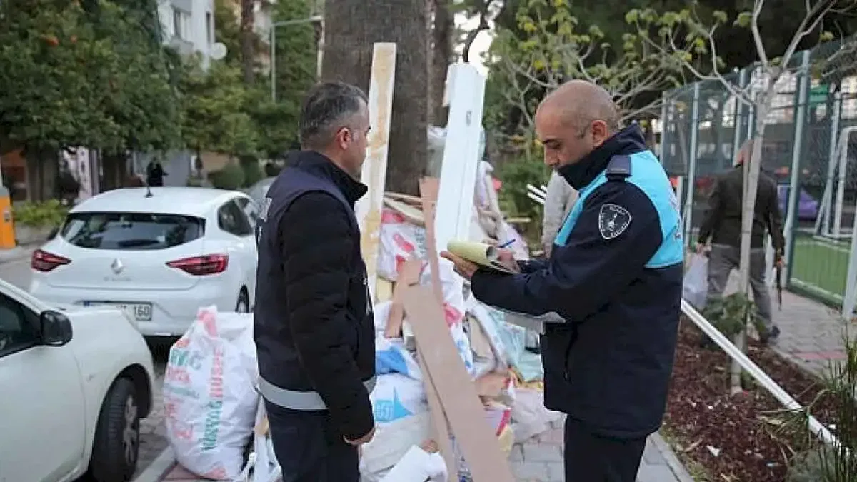 Konak'ta kaçak moloza geçit yok: 8 ayda 1 milyon 325 bin lira ceza